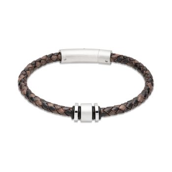 Unique & Co - Férfi bőr karkötő - B510ABL