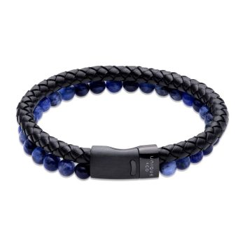 Unique & Co - Férfi bőr karkötő - B526BLUE
