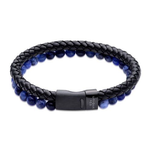 Unique & Co - Férfi bőr karkötő - B526BLUE