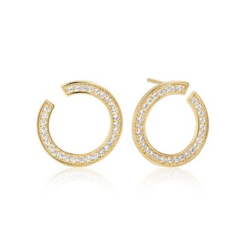 Sif Jakobs - Ezüst fülbevaló - E1053-CZ(YG) 