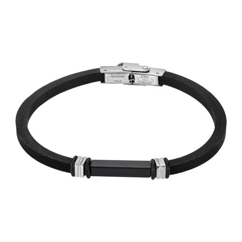Lotus Style - Férfi kaucsuk karkötő - LS2536-2-3