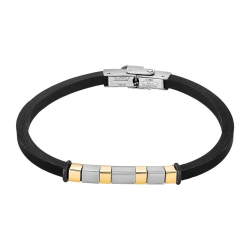 Lotus Style - Férfi kaucsuk karkötő - LS2538-2-2