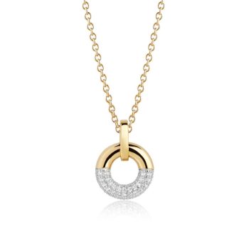 Sif Jakobs - Ezüst nyaklánc medállal - P2998-CZ(YG)2